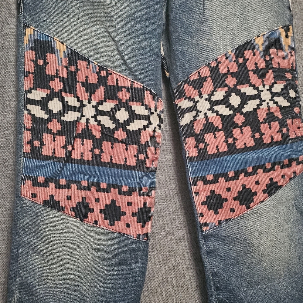 Free Poeple We The Free Rocky Mountain Straight Leg Jeans Size 26 EUC - Picture 10 of 15